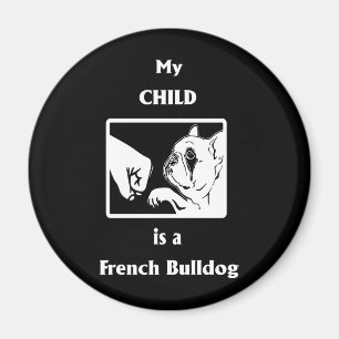 Imán Frenchie Gift Mi Hijo Es Un Bulldog Francés