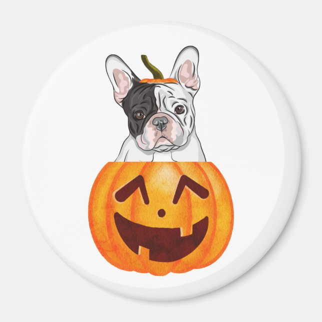 Imán Frenchie Halloween (Frente)