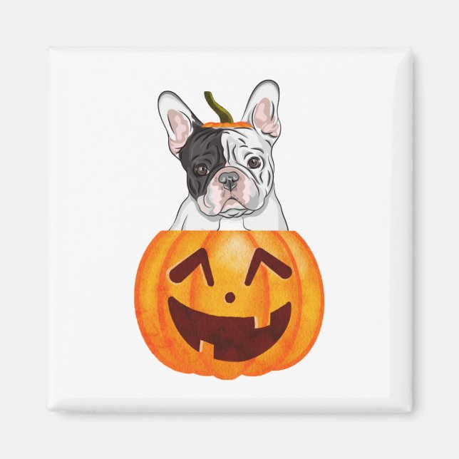 Imán Frenchie Halloween (Frente)