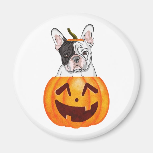 Imán Frenchie Halloween (Frente)