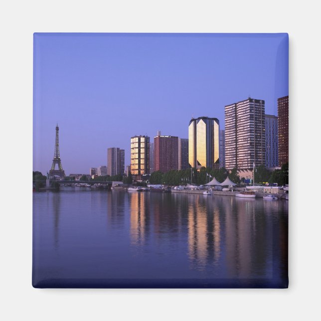 Imán Frente del Sena y Torre Eiffel, París, Francia (Frente)