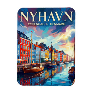Imán Frente marítimo de Nyhavn Dinamarca