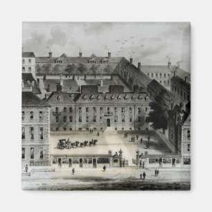 Imán Frente Sur de Leicester House, c.1720