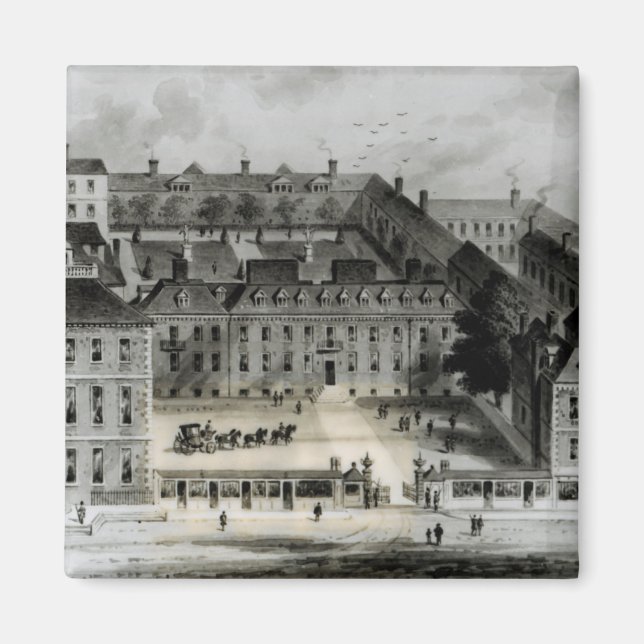 Imán Frente Sur de Leicester House, c.1720 (Frente)