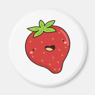 Imán Fresa cuta kawaii