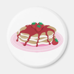 Imán Fresa de las crepes