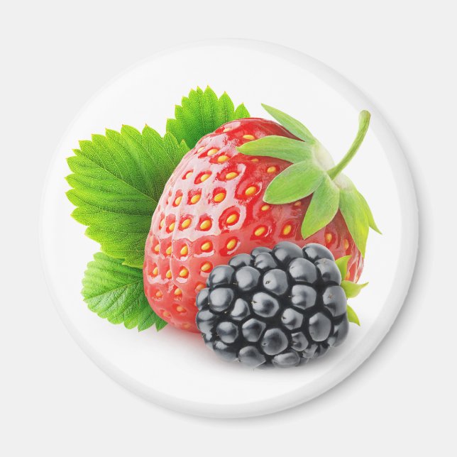 Imán Fresa y moras (Frente)