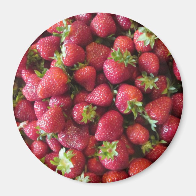 imán - Fresas de verano (Frente)