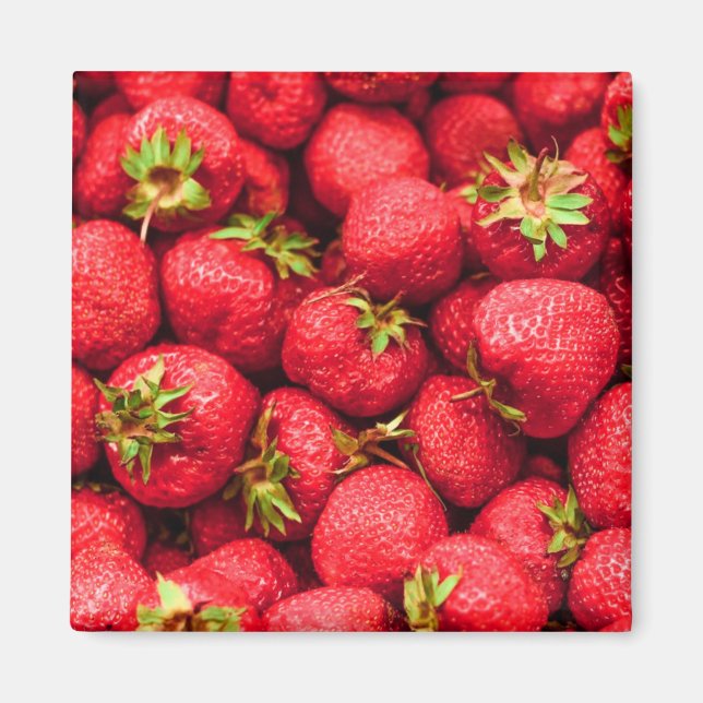 Imán Fresas Red Delicious Strawberry (Frente)