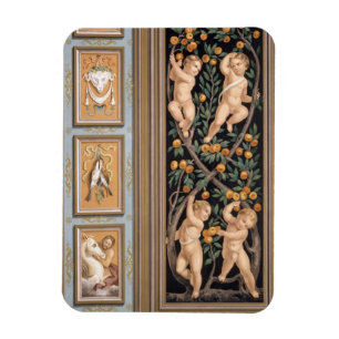 Imán Fresco de Cupids de la iglesia de St. Ambroglio,