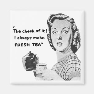 Imán fresco de la cocina del té (publicidad del