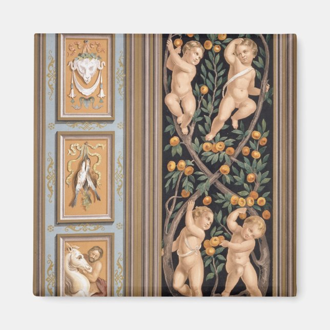 Imán Fresco de los Cupidos de la Iglesia de San Ambroli (Frente)