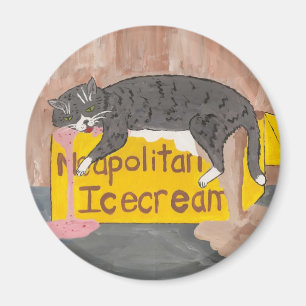 Imán fresco del gatito