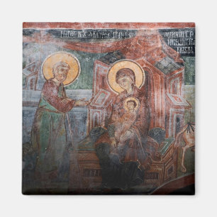 Imán Frescos de la iglesia serbia del siglo XIV, 2
