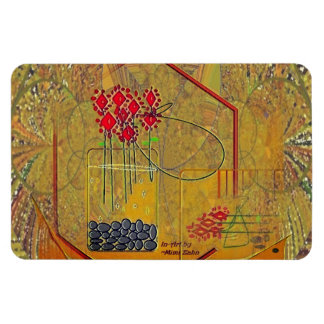 Imán "Fresh Flowers Always Make My Day" Magnet