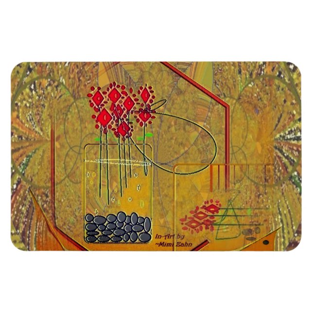 Imán "Fresh Flowers Always Make My Day" Magnet (Horizontal)