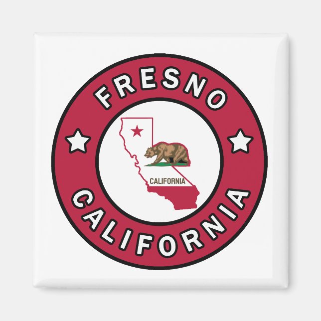 Imán Fresno California (Frente)