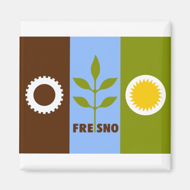 Imán Fresno California (Frente)