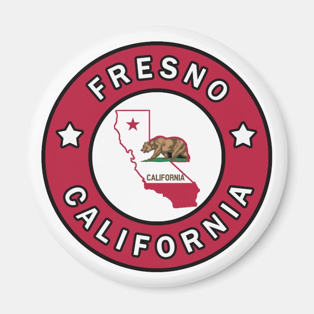 Imán Fresno California (Frente)