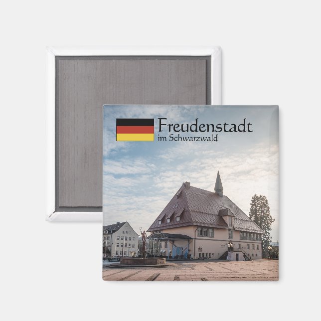 Imán Freudenstadt Souvenir (Anverso/Reverso)