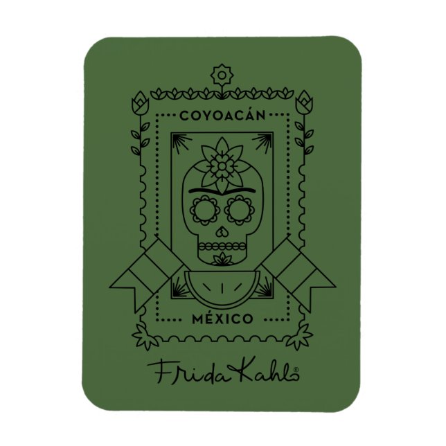 Imán Frida Kahlo | Coyoacá n (Vertical)