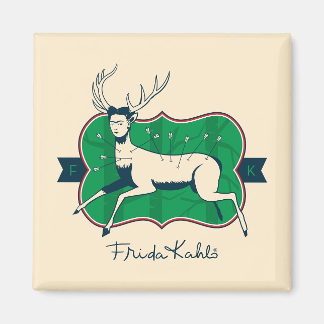 Imán Frida Kahlo | El venado herido (Frente)