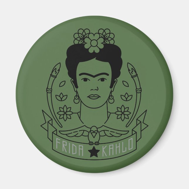 Imán Frida Kahlo | Heroína (Frente)