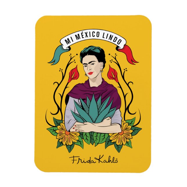 Imán Frida Kahlo | Mi Mexico Lindo (Vertical)