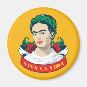 Imán Frida Kahlo   Viva la vida