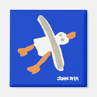 Imán Fridge Art: Gaviota