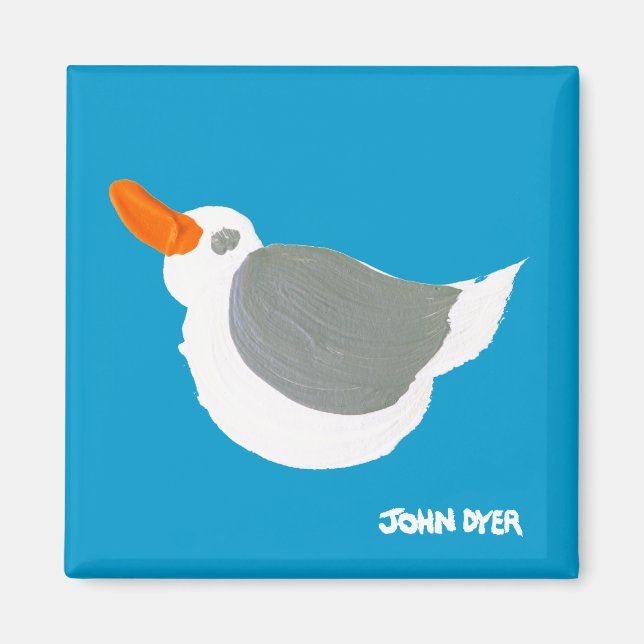 Imán Fridge Art: Gaviota (Frente)