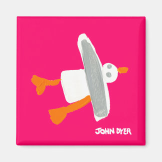 Imán Fridge Art: Gaviota
