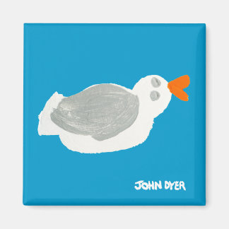 Imán Fridge Art: Gaviota