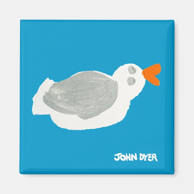 Imán Fridge Art: Gaviota (Frente)