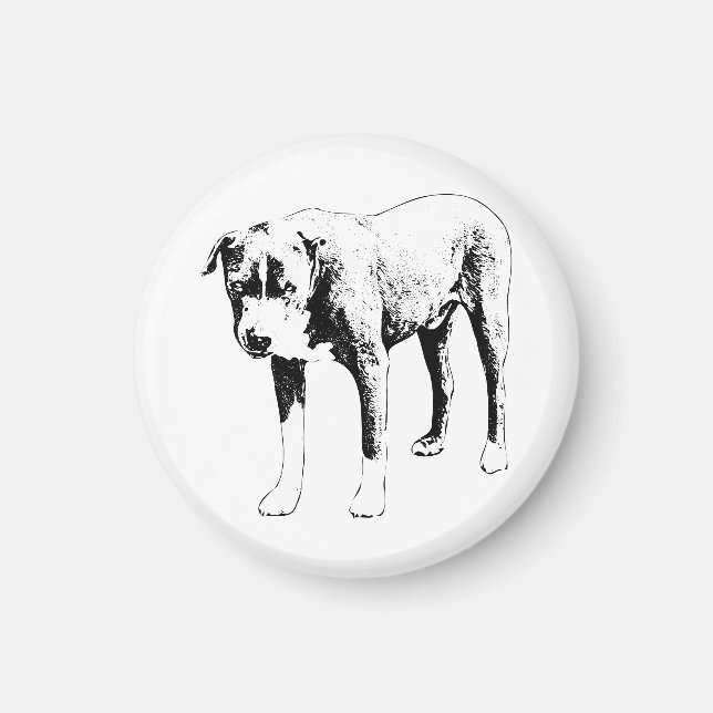 Imán Fridge Friend, Pit Bull Steady (Frente)