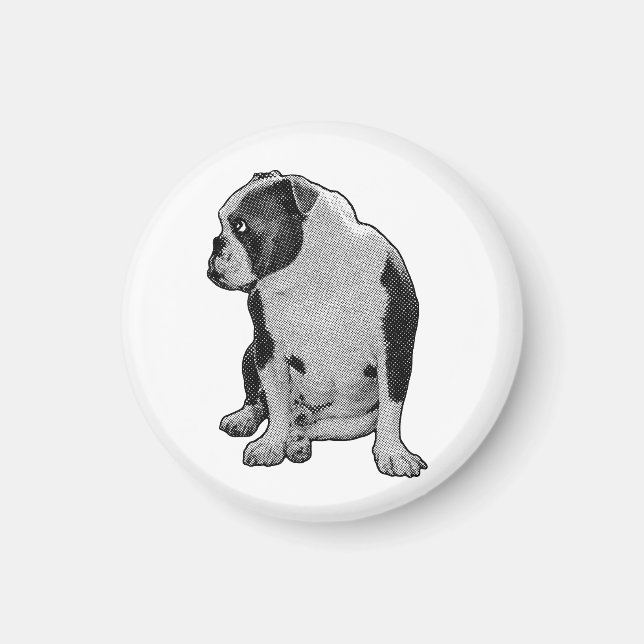 Imán Fridge Helper, Brillo de Grano (Frente)