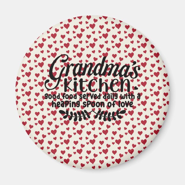 Imán Fridge Magnet - cocina de la abuela (Frente)