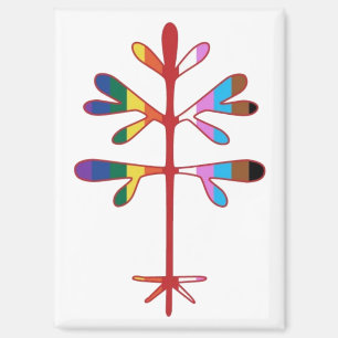 Imán Fridge Magnet con el repartimiento del Orgullo