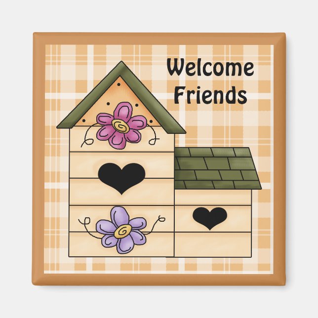 Imán Fridge Magnet de campo 4 (Frente)