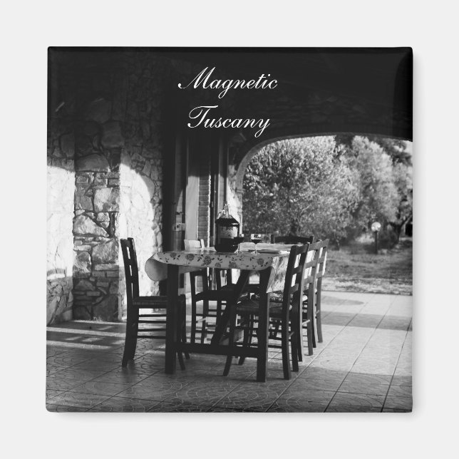 Imán Fridge Magnet: Magnética Toscana (Frente)