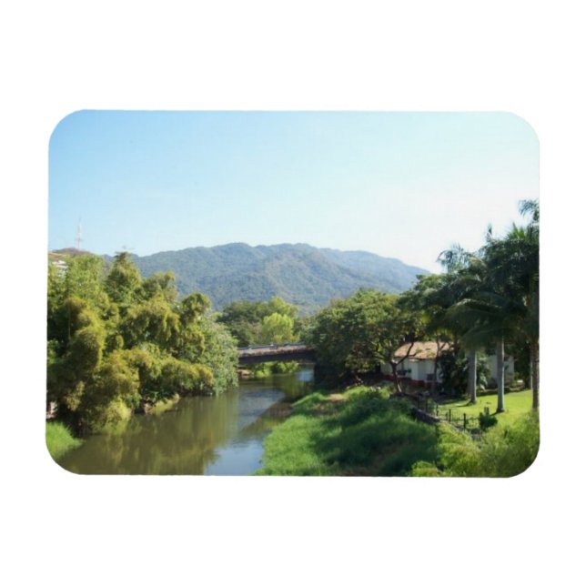 Imán Fridge Magnet - Rio Cuale - Puerto Vallarta (Horizontal)