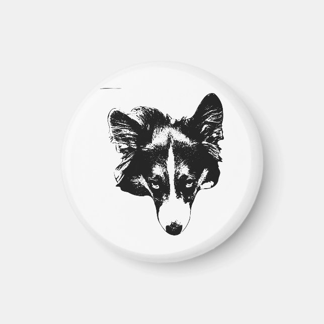 Imán fridge-watch corgi (Frente)