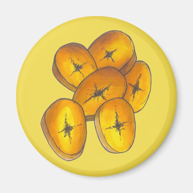 Imán Fried Plantains Cooking Bananas Caribbean Food (Frente)