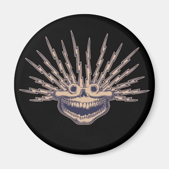 Imán Fried Skull (Frente)