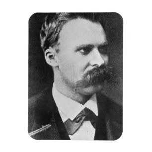 Imán Friedrich Wilhelm Nietzsche (1844-1900) 1873 (b/w)