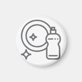 Imán Friega los platos Button de actividad quehaceres