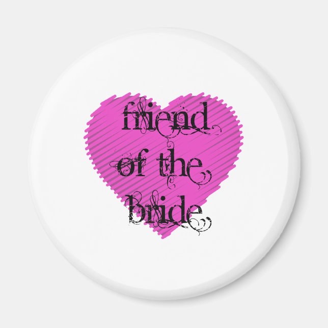 Imán Friend of the Bride (Frente)