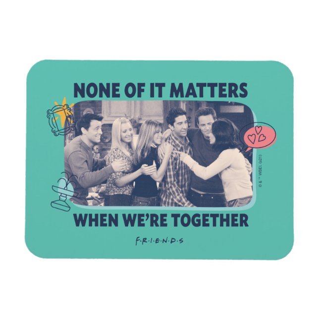 Imán FRIENDS™ | Abrazo grupal (Horizontal)