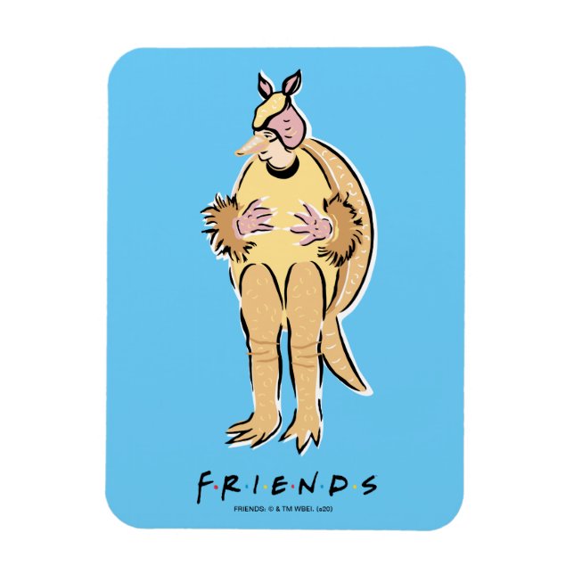 Imán FRIENDS™ | Armadillo Navideño (Vertical)
