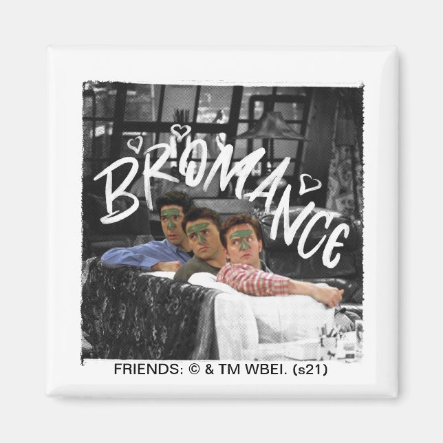 Imán FRIENDS™ | Bromance de Ross, Joey y Chandler (Frente)